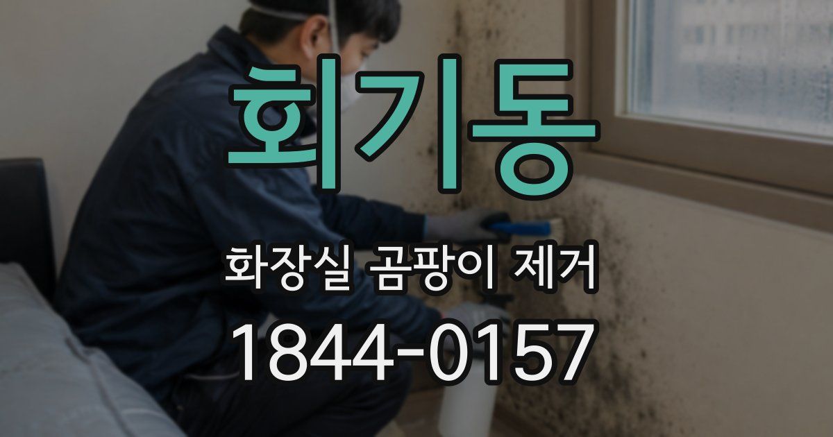 회기동 화장실 곰팡이 제거