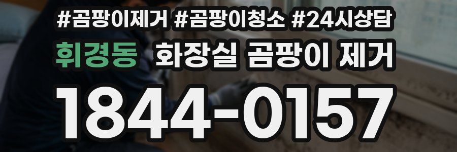 휘경동 화장실 곰팡이 제거