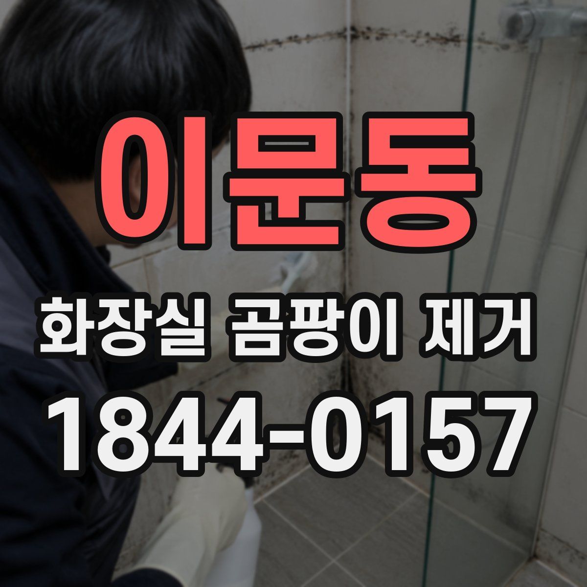 이문동 화장실 곰팡이 제거