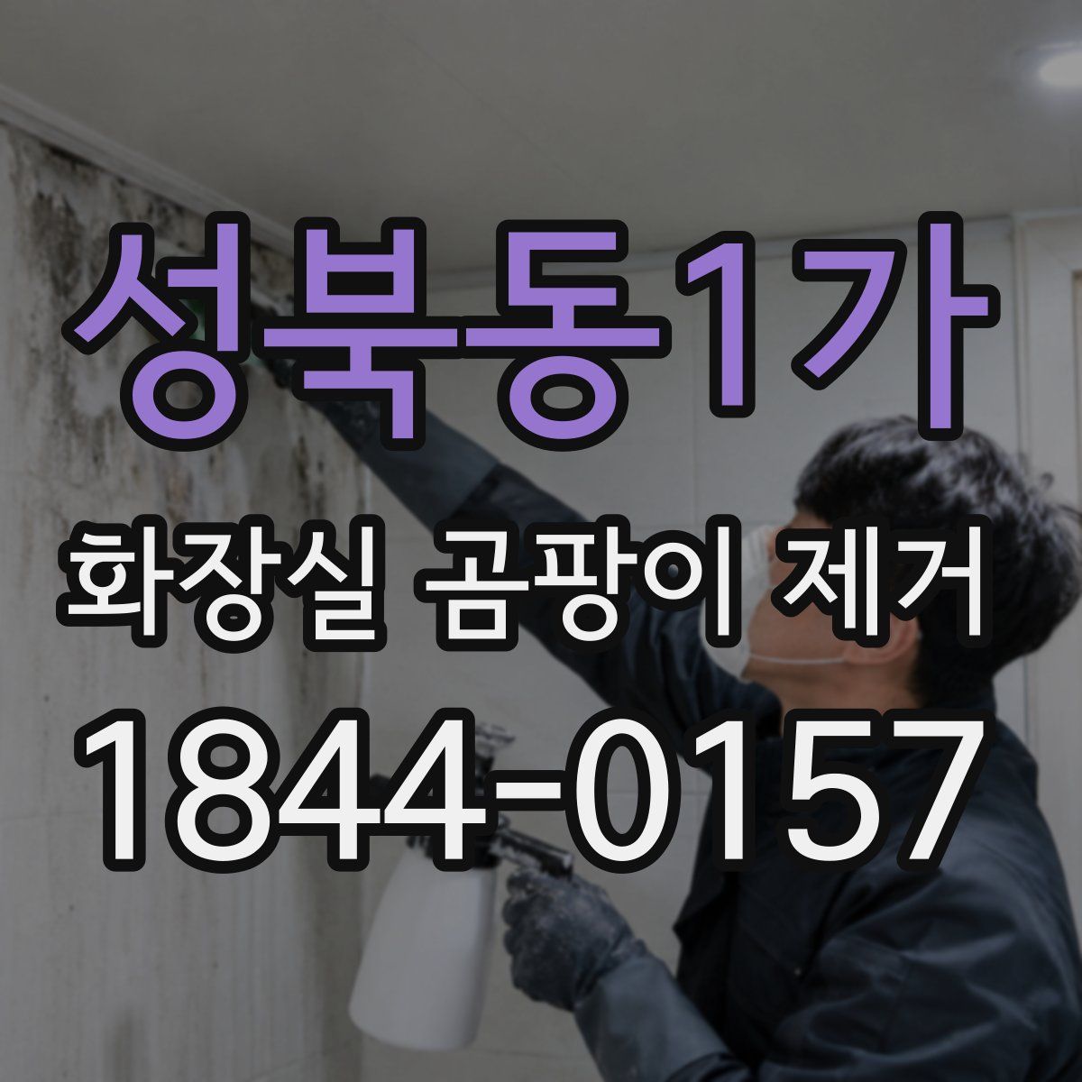 성북동1가 화장실 곰팡이 제거