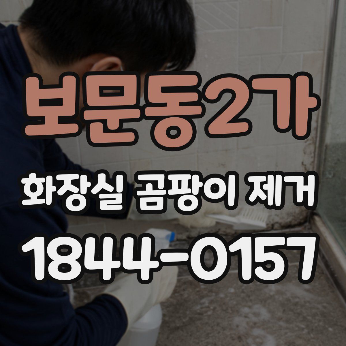 보문동2가 화장실 곰팡이 제거