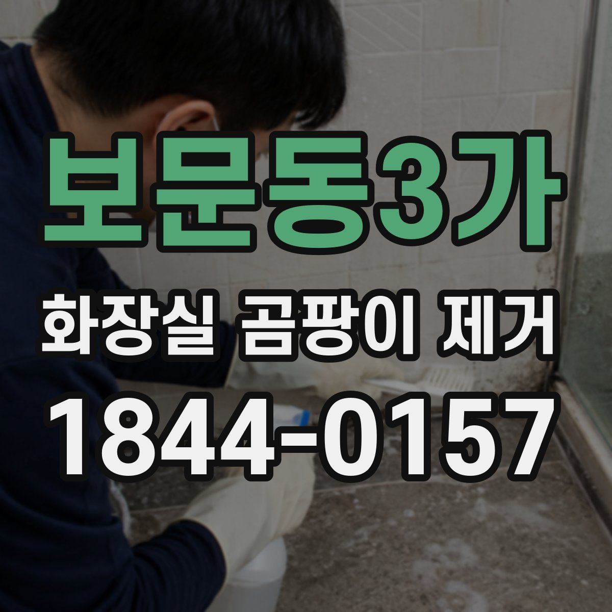 보문동3가 화장실 곰팡이 제거