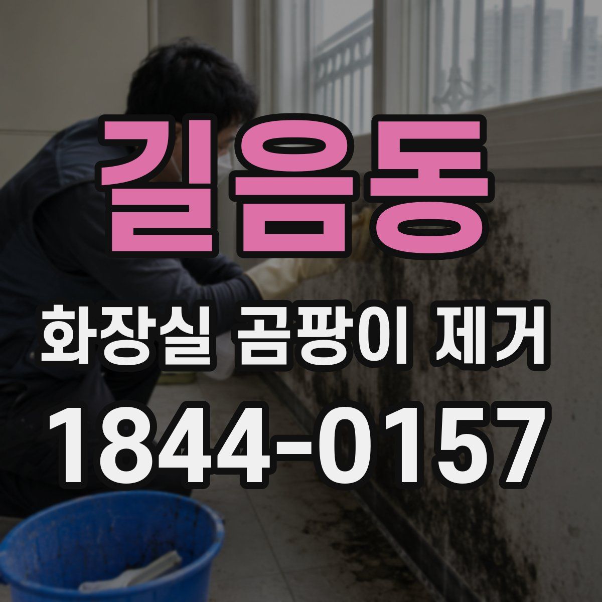 길음동 화장실 곰팡이 제거