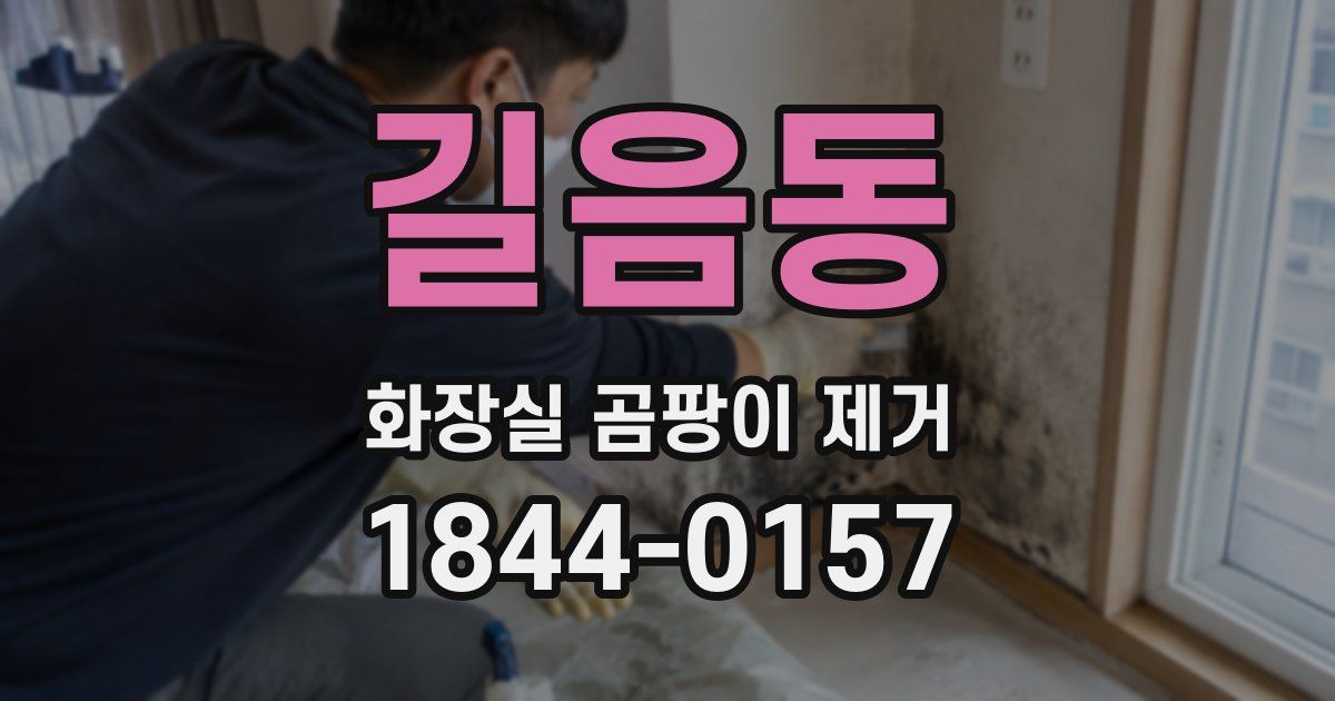 길음동 화장실 곰팡이 제거