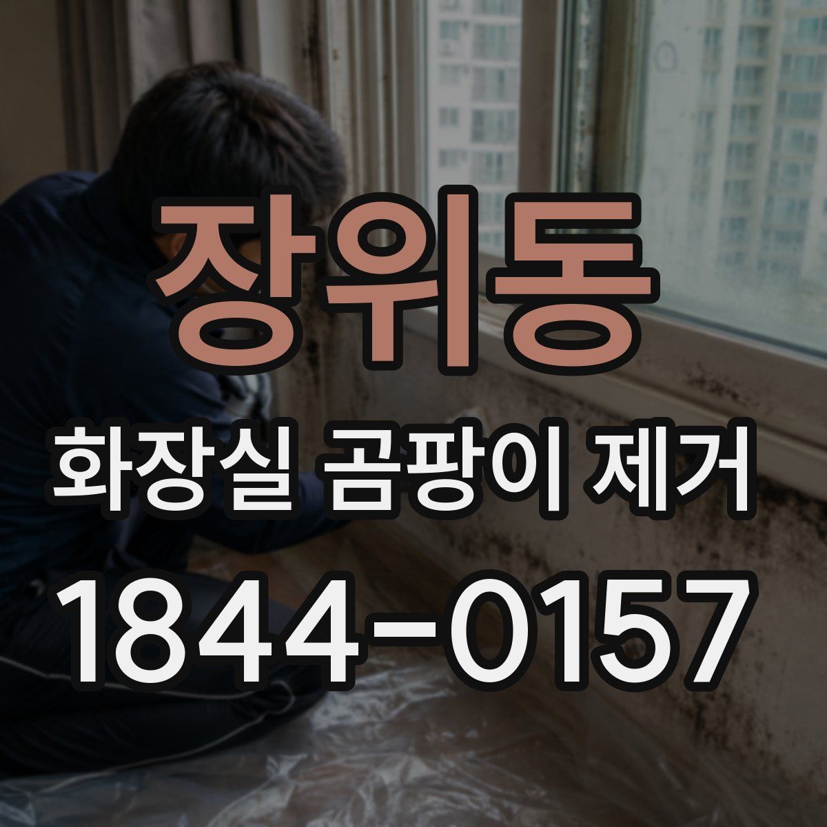 장위동 화장실 곰팡이 제거