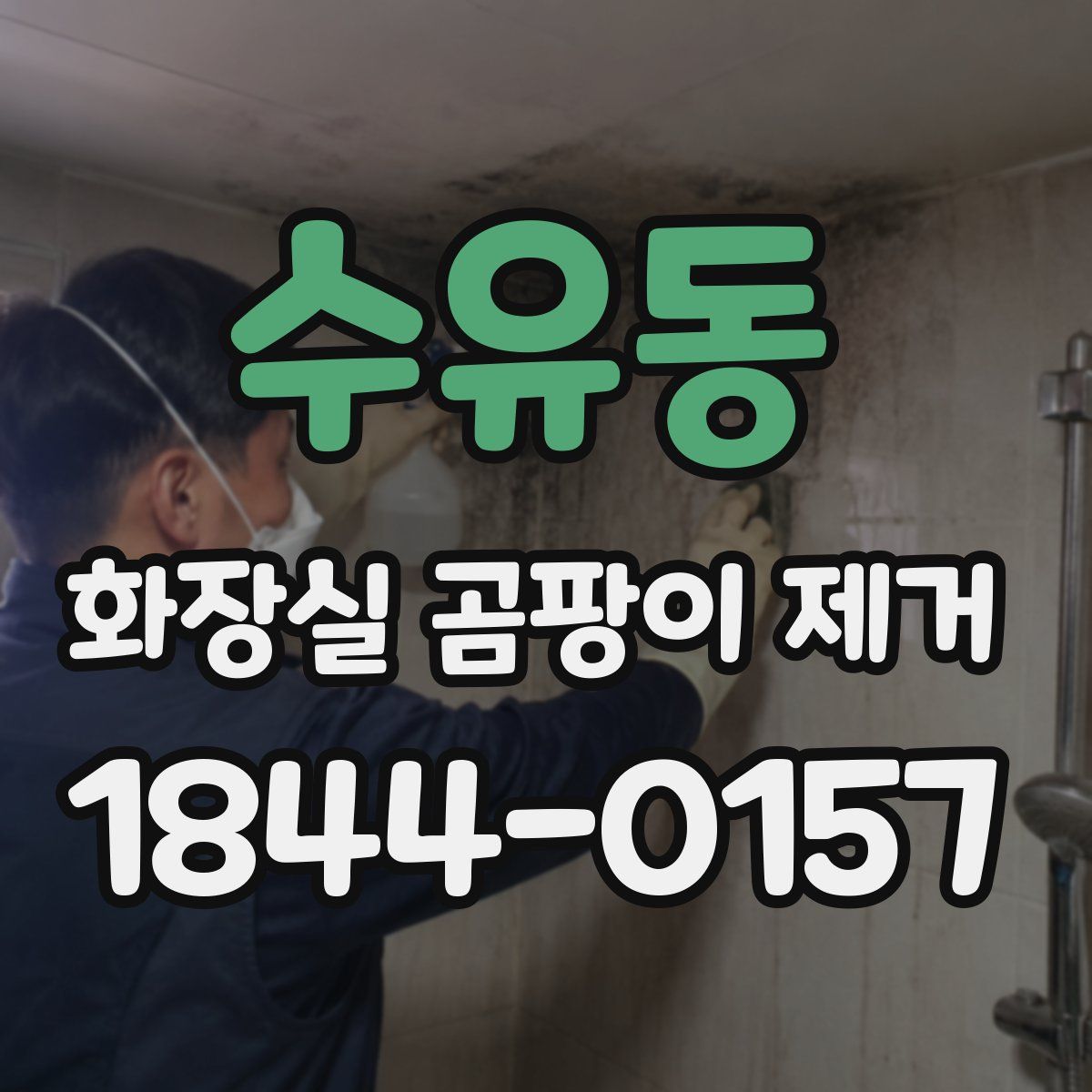 수유동 화장실 곰팡이 제거
