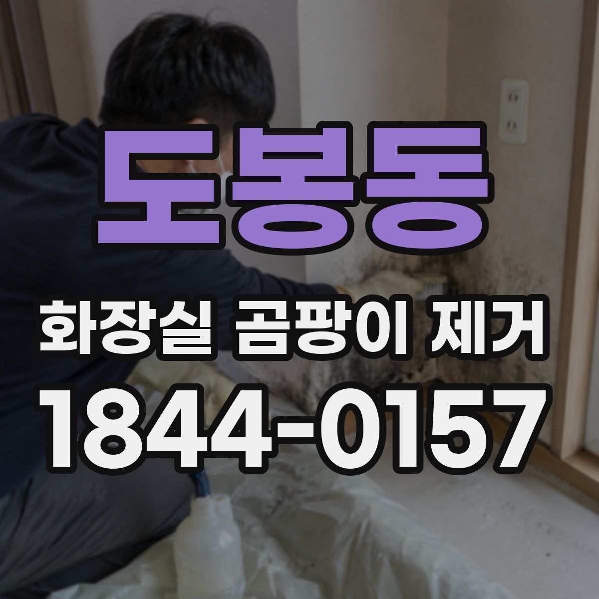 도봉동 화장실 곰팡이 제거