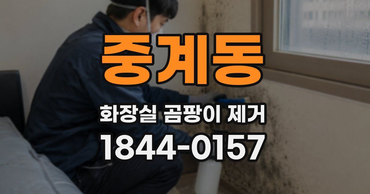 중계동 화장실 곰팡이 제거
