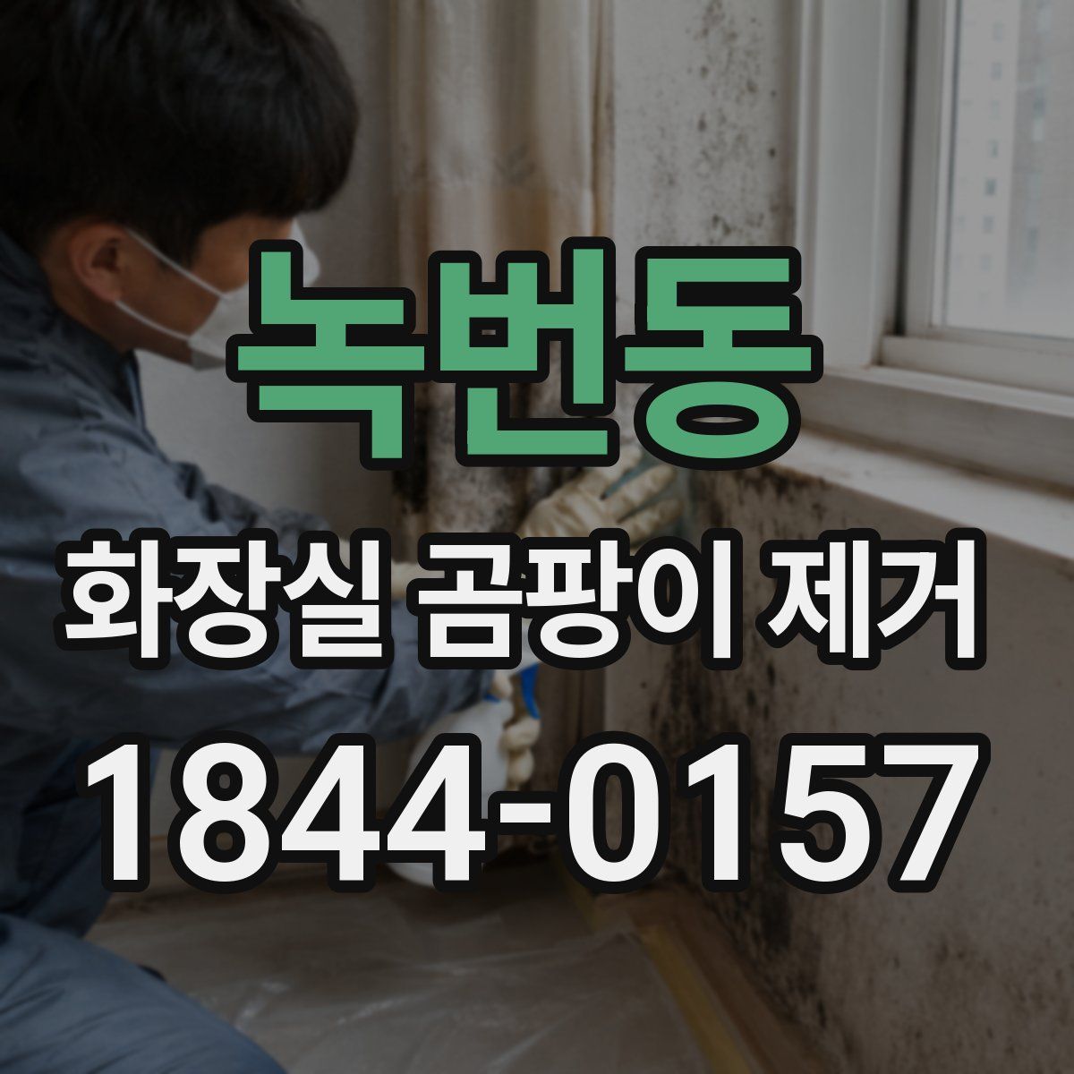 녹번동 화장실 곰팡이 제거
