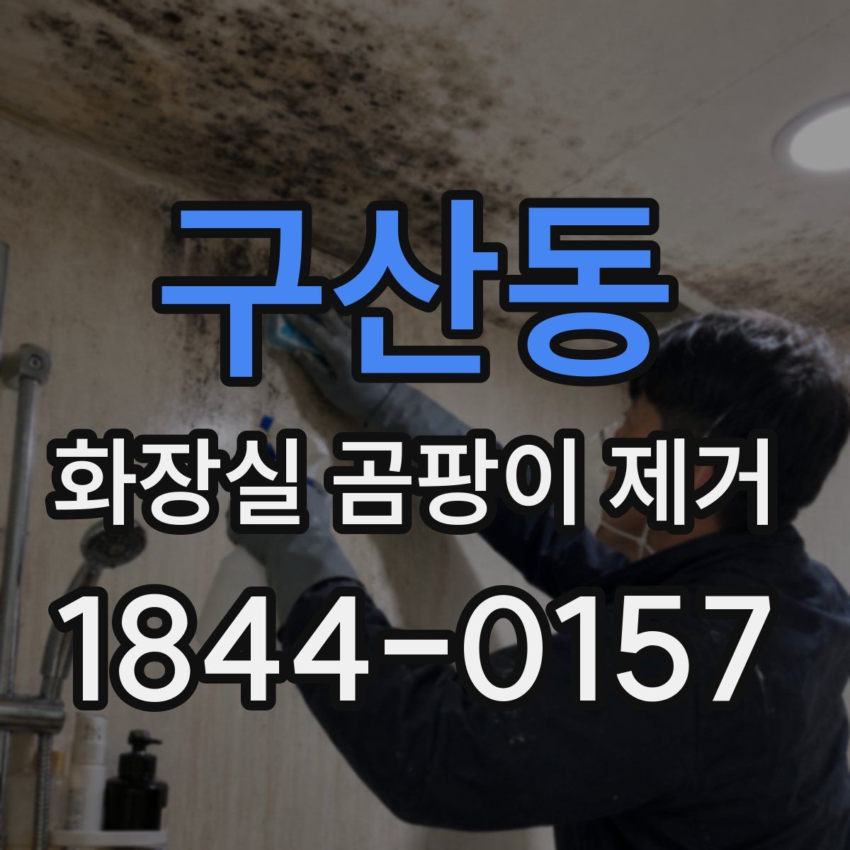 구산동 화장실 곰팡이 제거