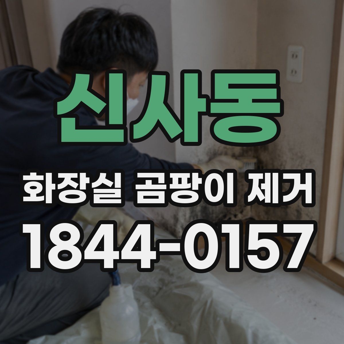 신사동 화장실 곰팡이 제거