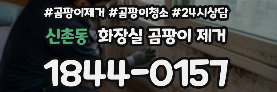 신촌동 화장실 곰팡이 제거