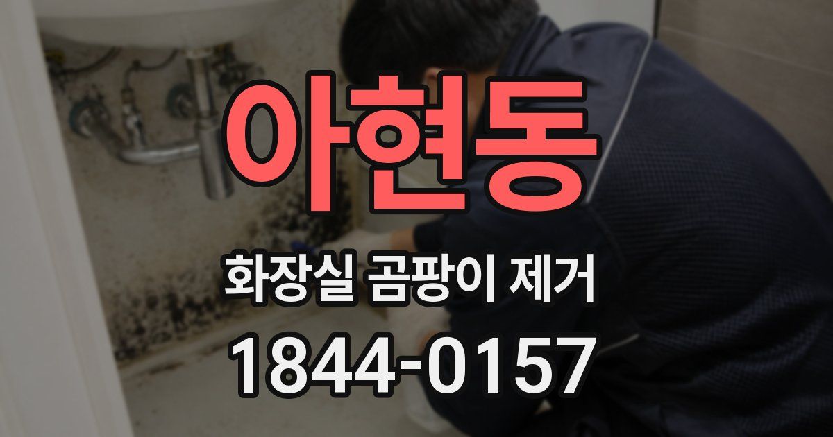 아현동 화장실 곰팡이 제거