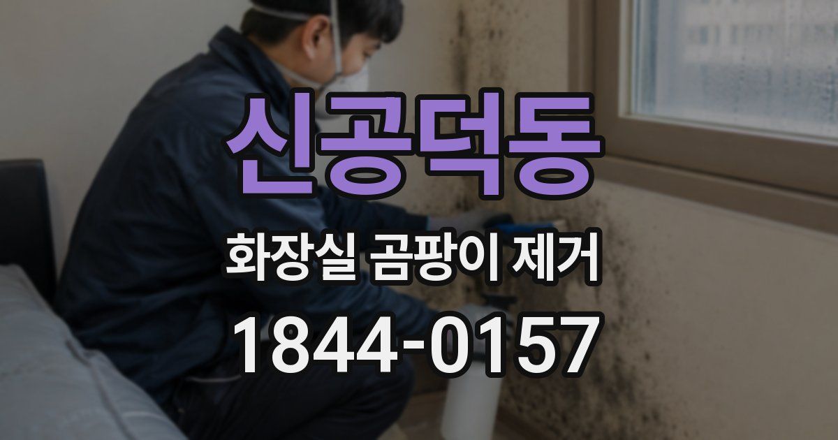 신공덕동 화장실 곰팡이 제거