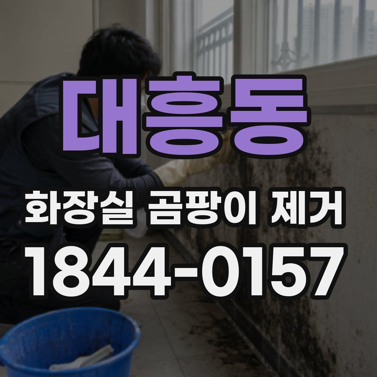 대흥동 화장실 곰팡이 제거