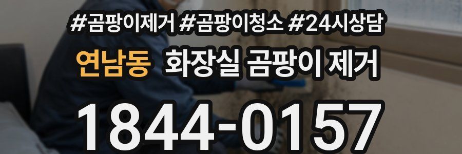 연남동 화장실 곰팡이 제거