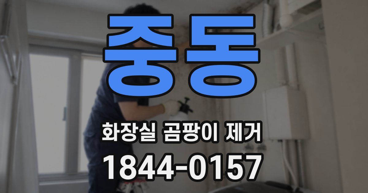 중동 화장실 곰팡이 제거