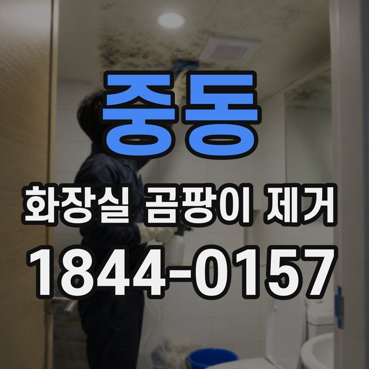 중동 화장실 곰팡이 제거