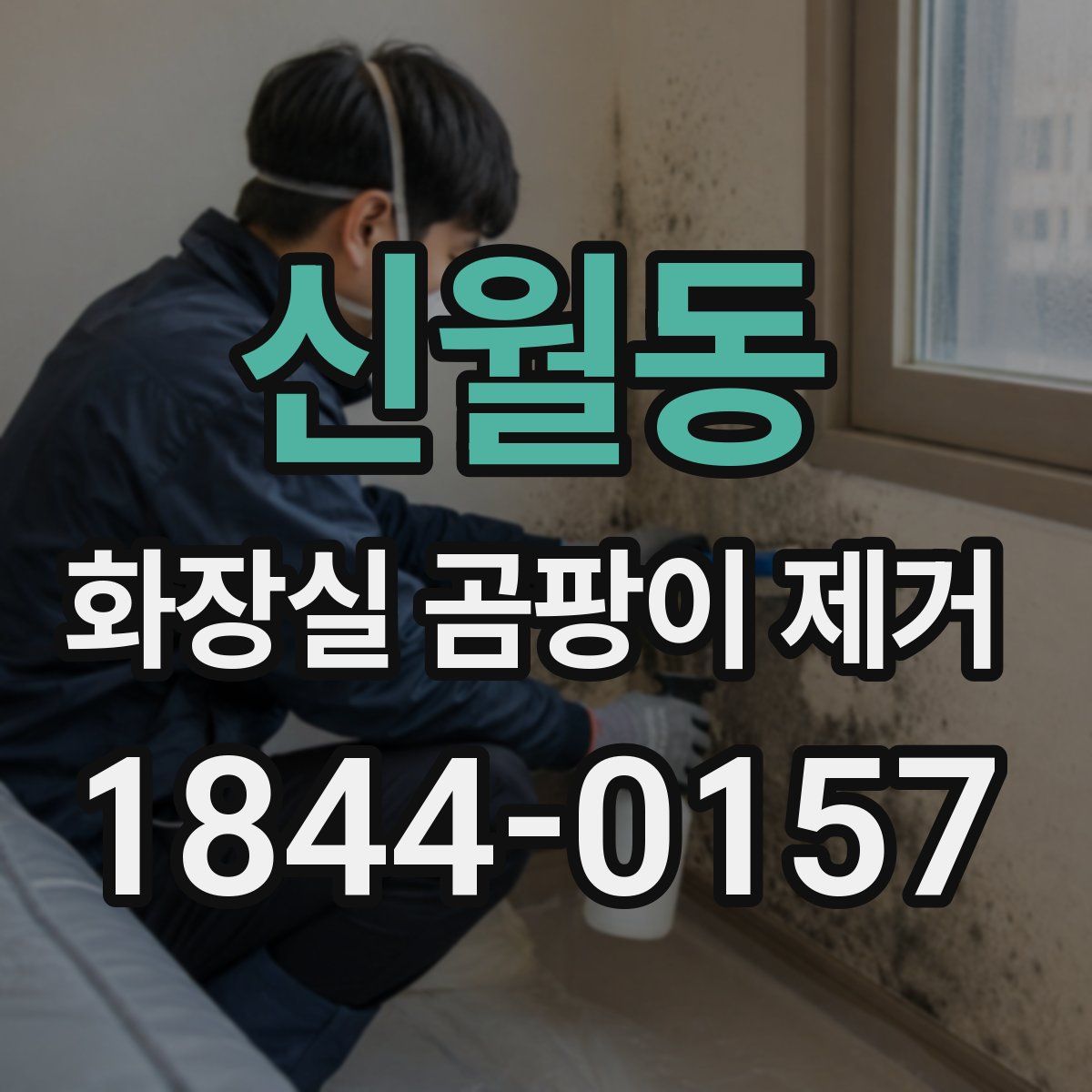 신월동 화장실 곰팡이 제거
