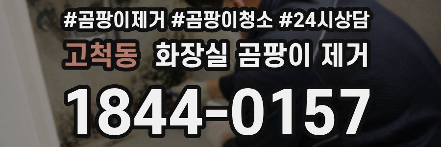 고척동 화장실 곰팡이 제거