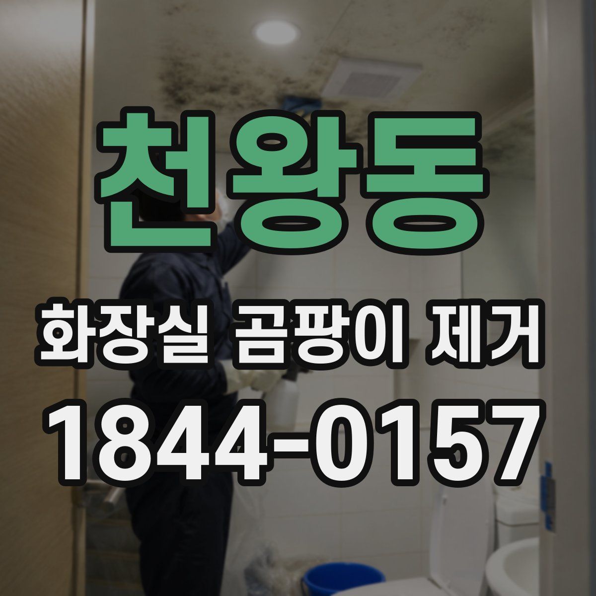 천왕동 화장실 곰팡이 제거