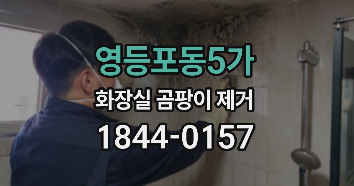영등포동5가 화장실 곰팡이 제거