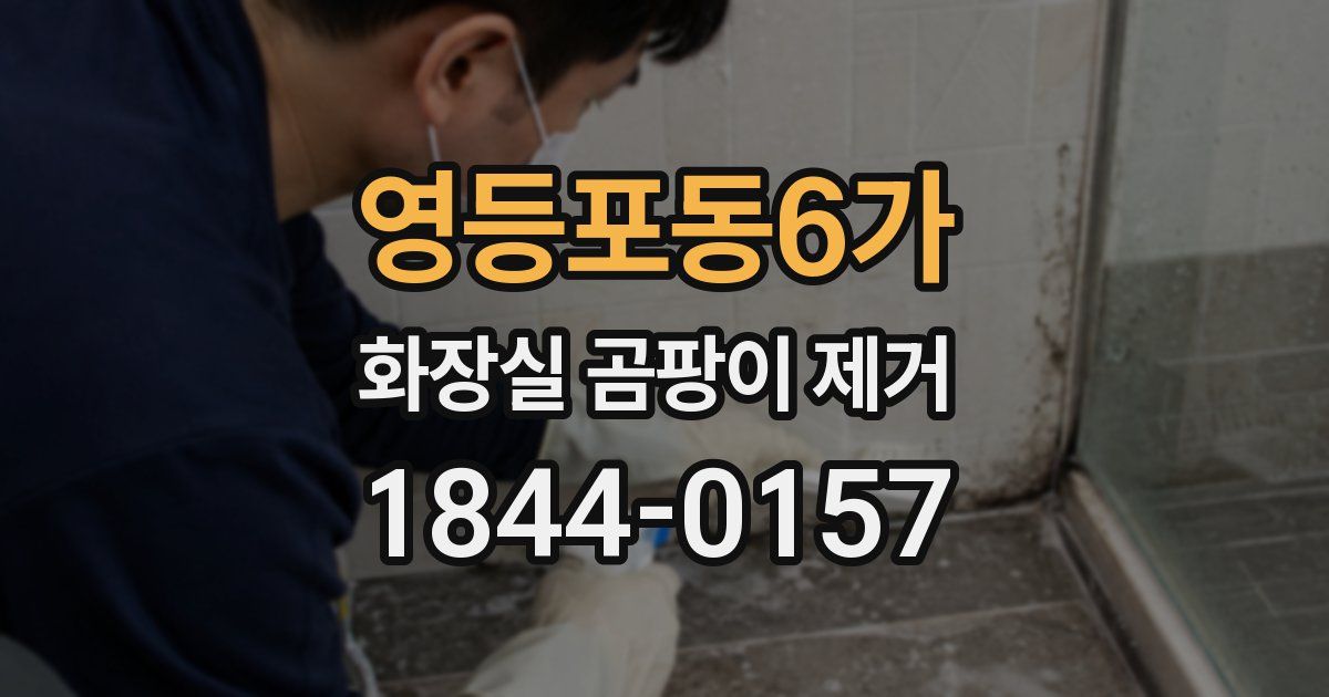 영등포동6가 화장실 곰팡이 제거
