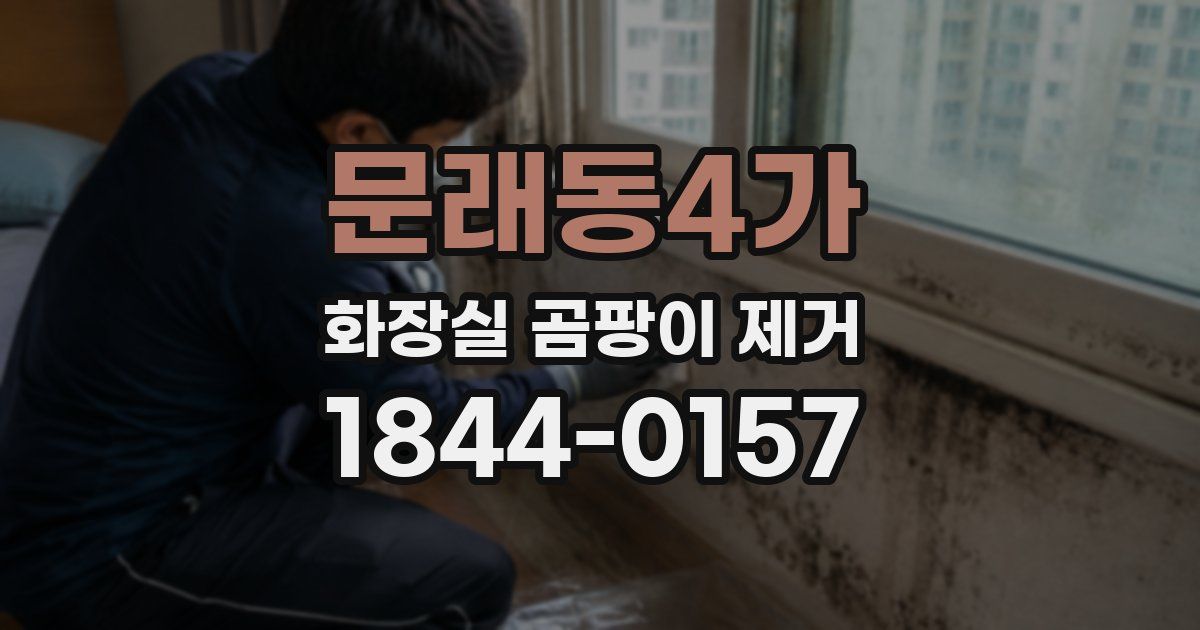 문래동4가 화장실 곰팡이 제거