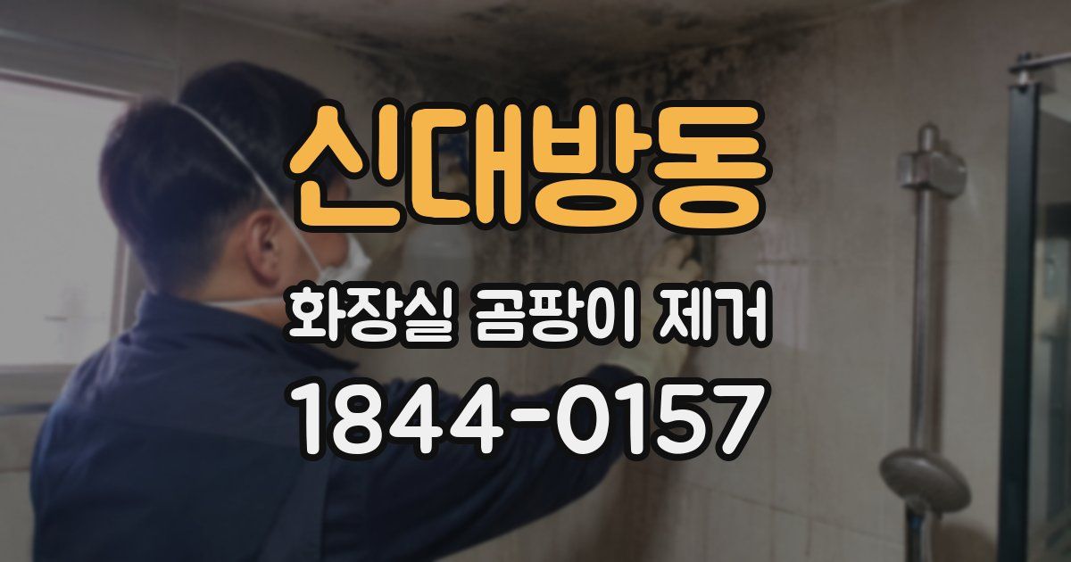 신대방동 화장실 곰팡이 제거