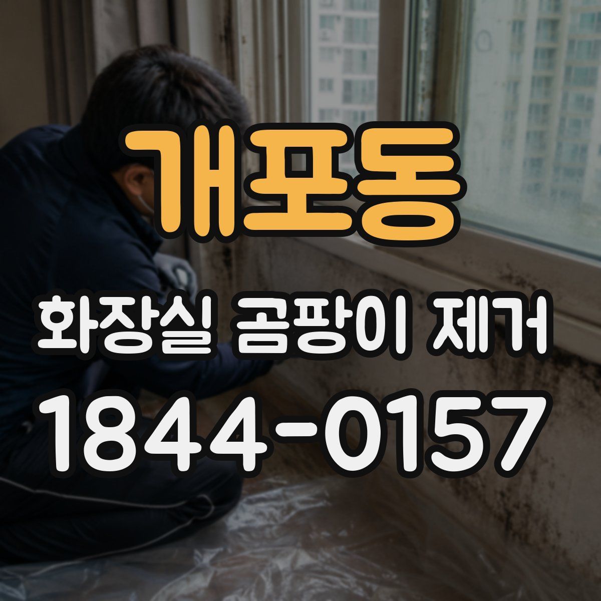 개포동 화장실 곰팡이 제거