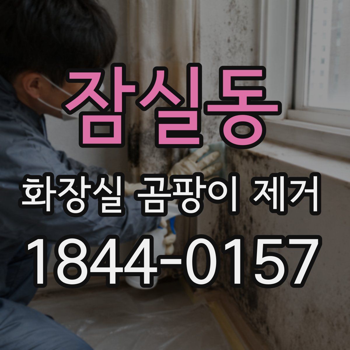 잠실동 화장실 곰팡이 제거