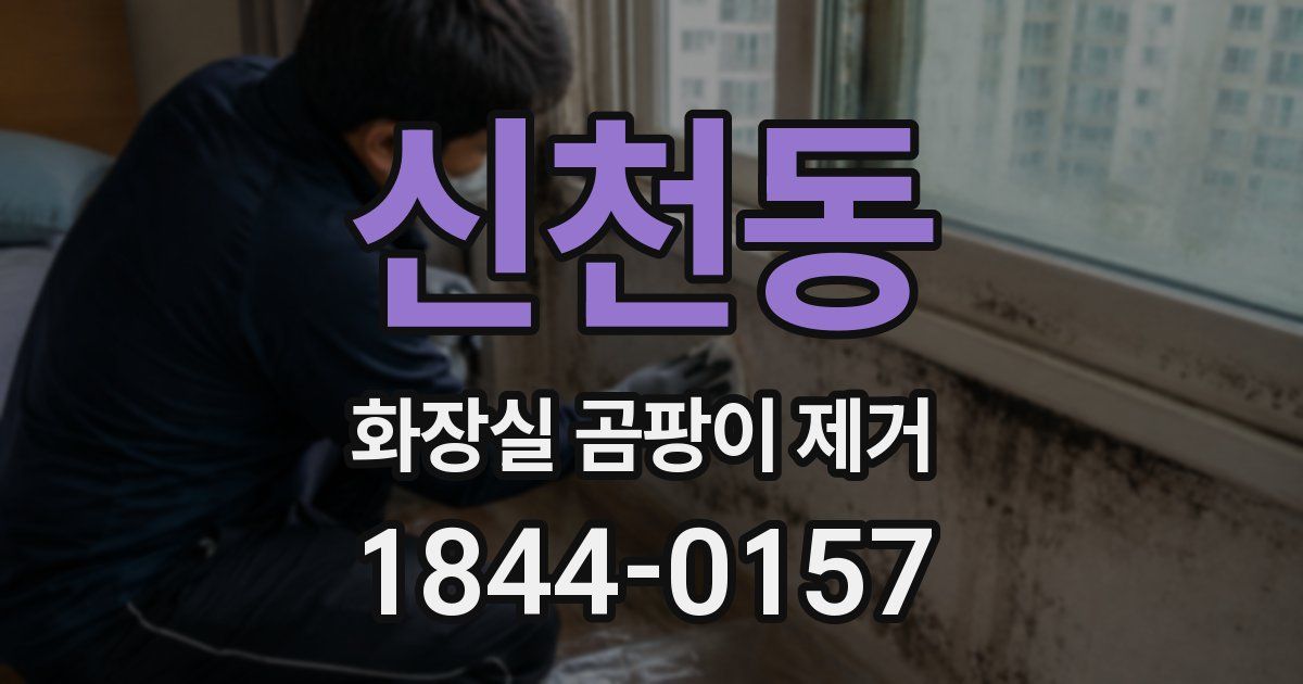 신천동 화장실 곰팡이 제거