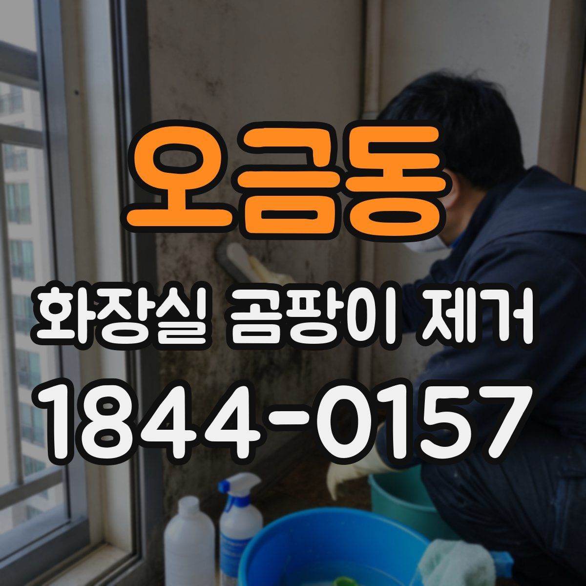 오금동 화장실 곰팡이 제거