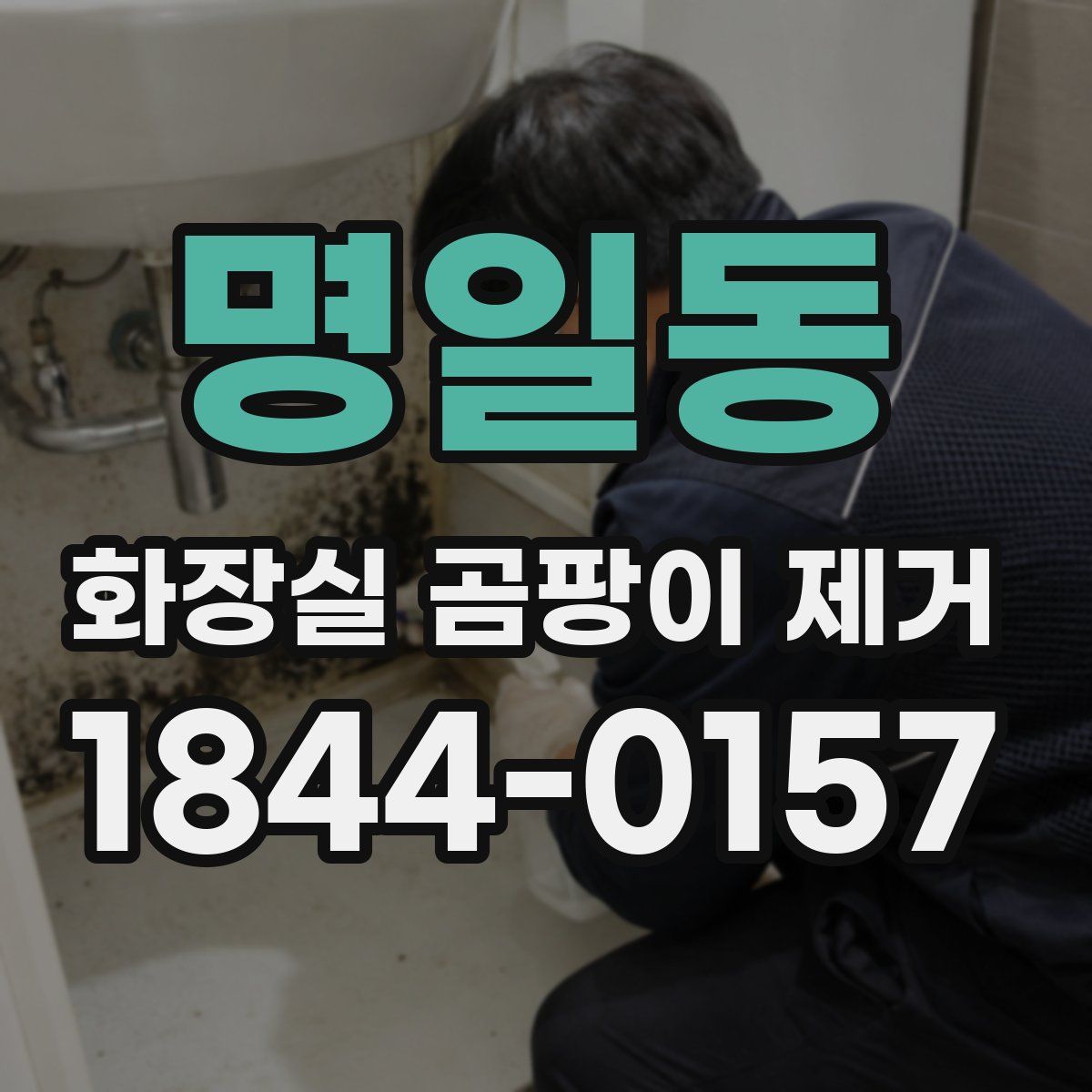 명일동 화장실 곰팡이 제거