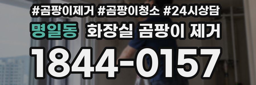 명일동 화장실 곰팡이 제거