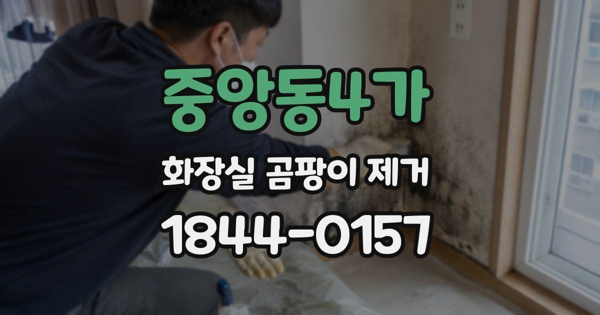 중앙동4가 화장실 곰팡이 제거