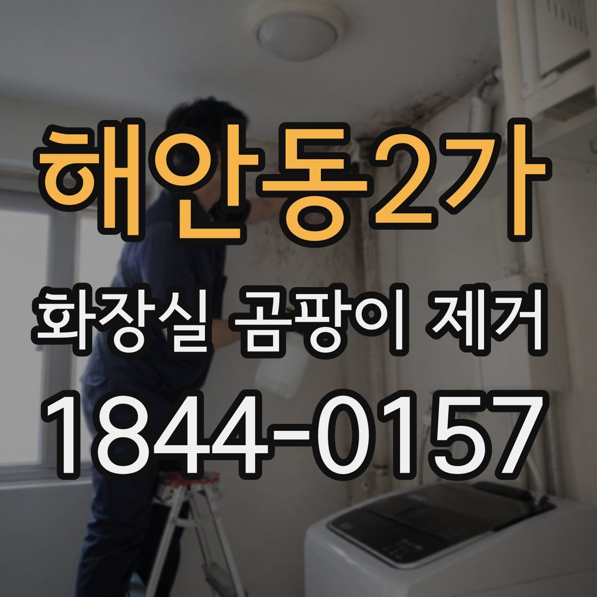 해안동2가 화장실 곰팡이 제거
