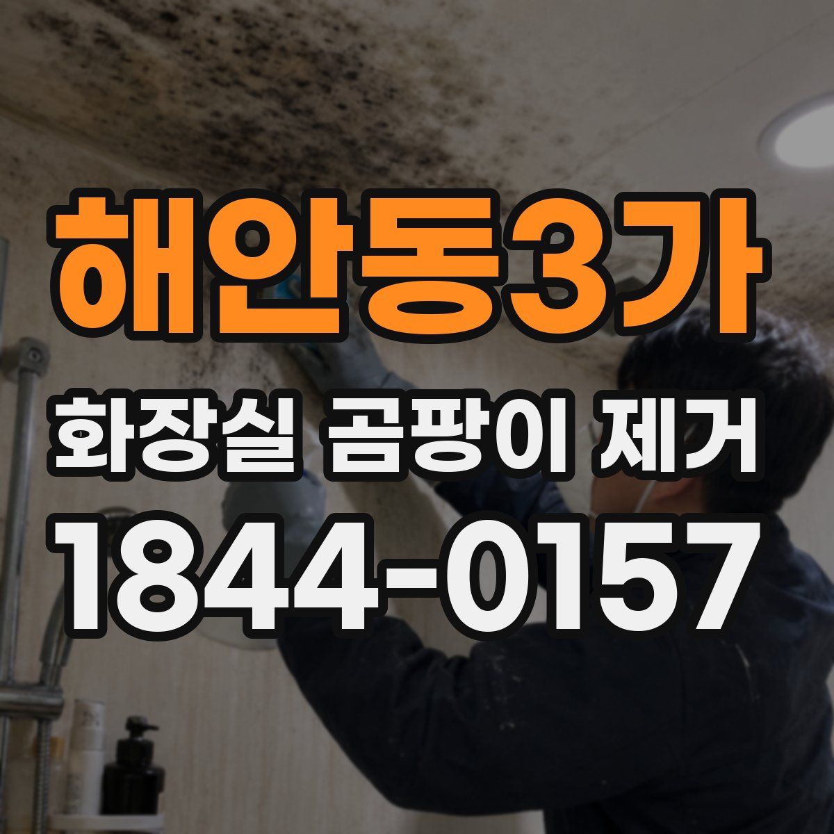 해안동3가 화장실 곰팡이 제거