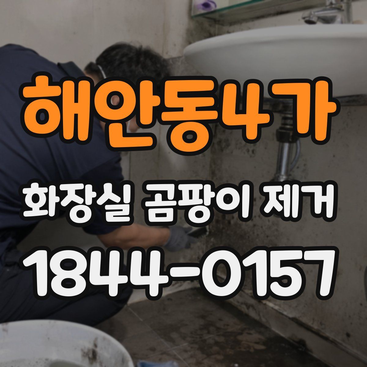 해안동4가 화장실 곰팡이 제거