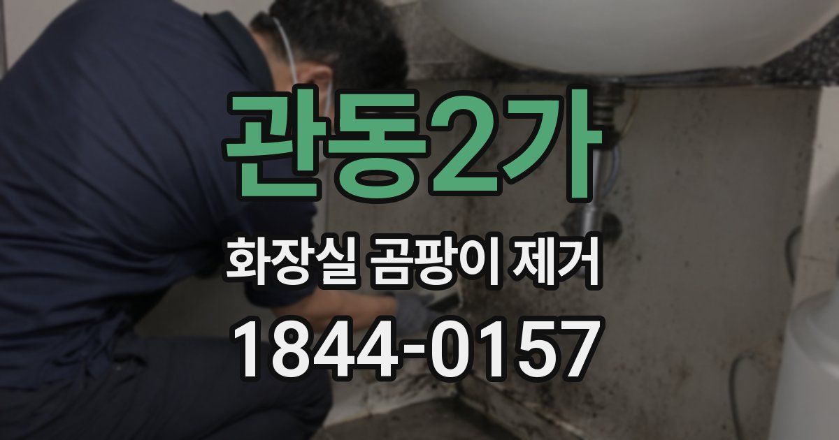 관동2가 화장실 곰팡이 제거