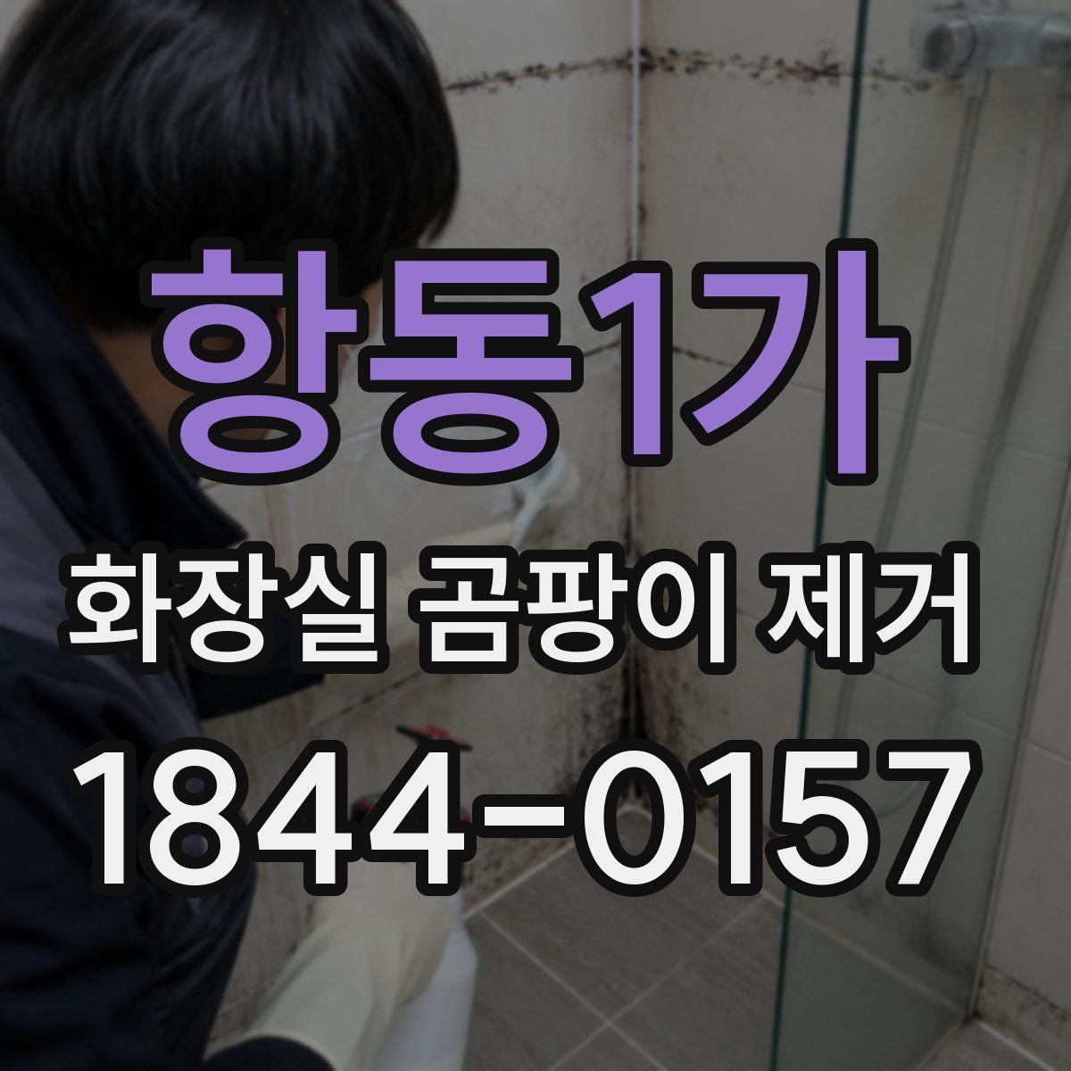 항동1가 화장실 곰팡이 제거
