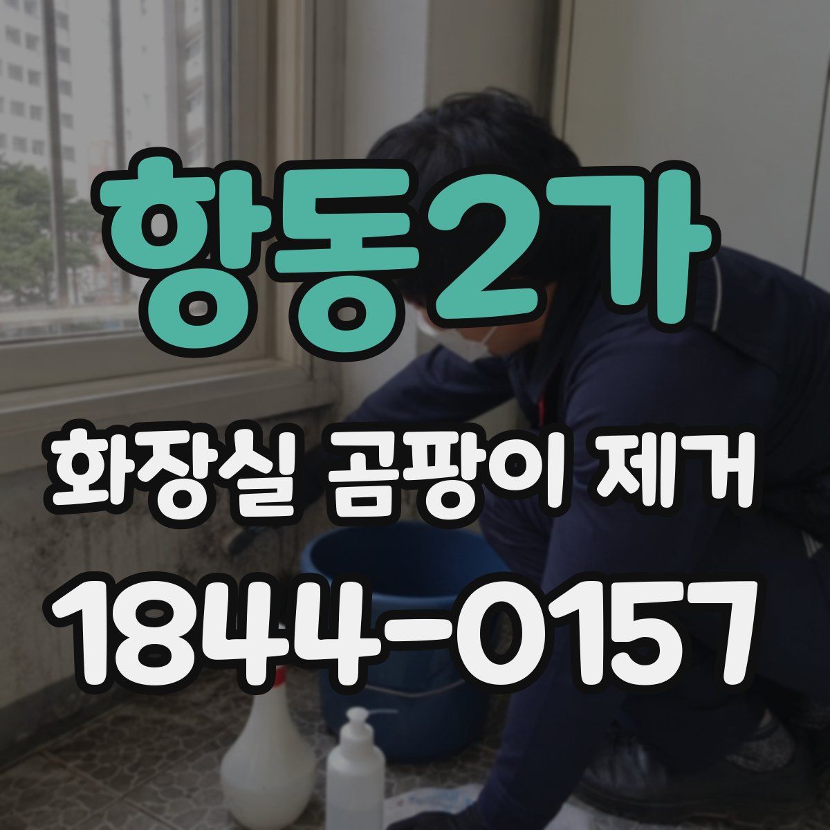 항동2가 화장실 곰팡이 제거