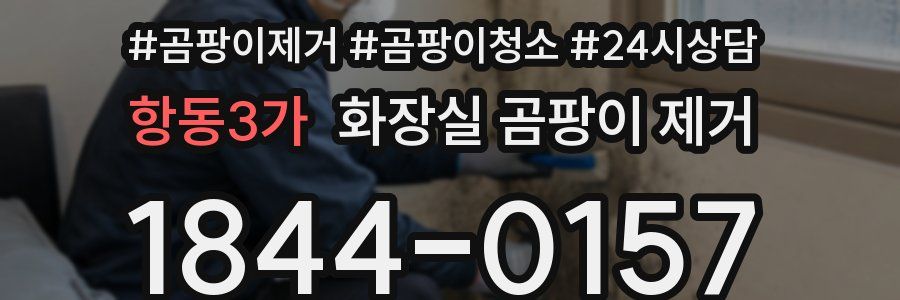 항동3가 화장실 곰팡이 제거