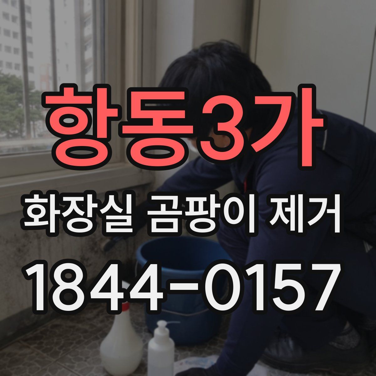 항동3가 화장실 곰팡이 제거