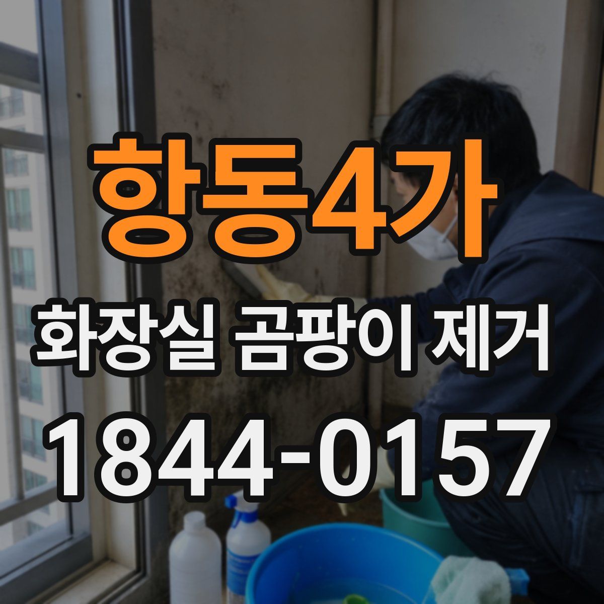 항동4가 화장실 곰팡이 제거