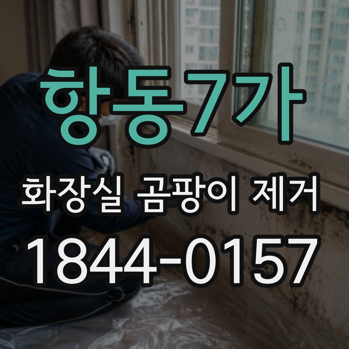 항동7가 화장실 곰팡이 제거