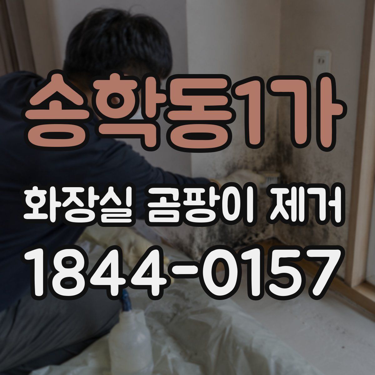 송학동1가 화장실 곰팡이 제거