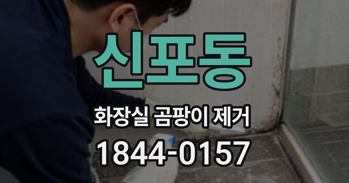 신포동 화장실 곰팡이 제거