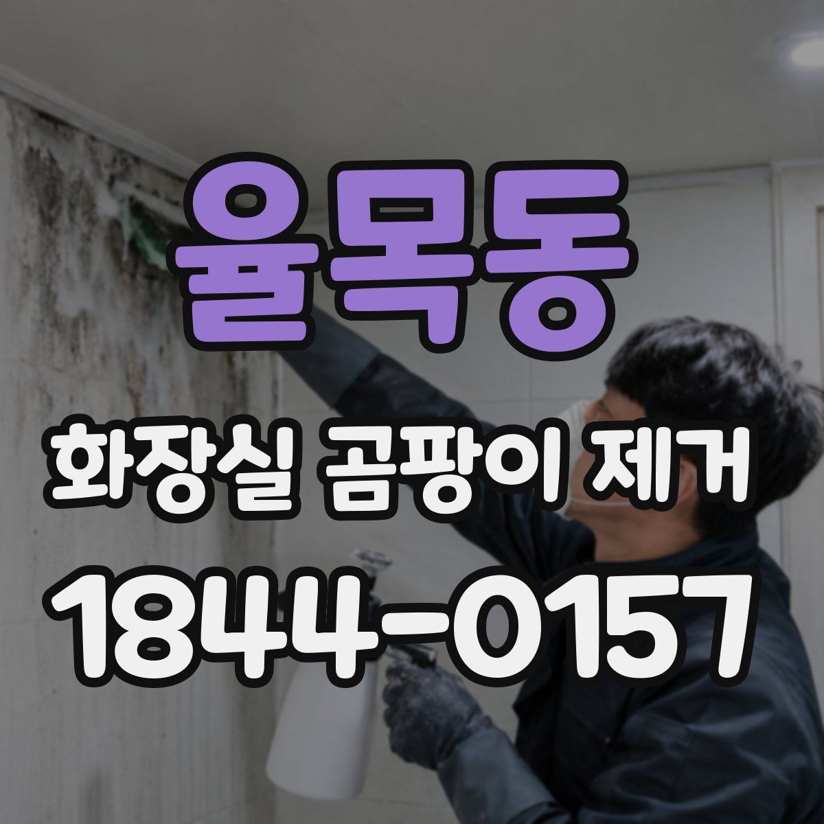 율목동 화장실 곰팡이 제거