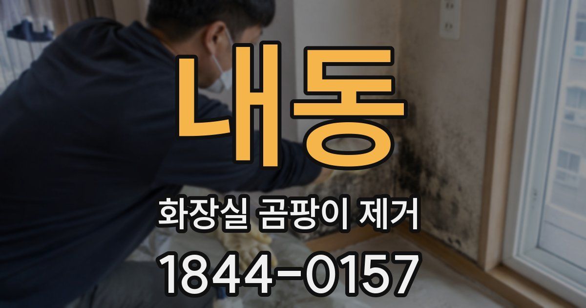 내동 화장실 곰팡이 제거